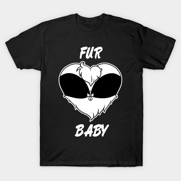 Fur Baby Tiddies T-Shirt by Sheep Scribbles